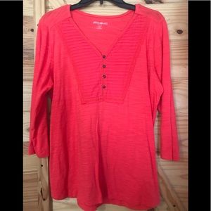 Eddie Bauer 3/4 sleeve shirt